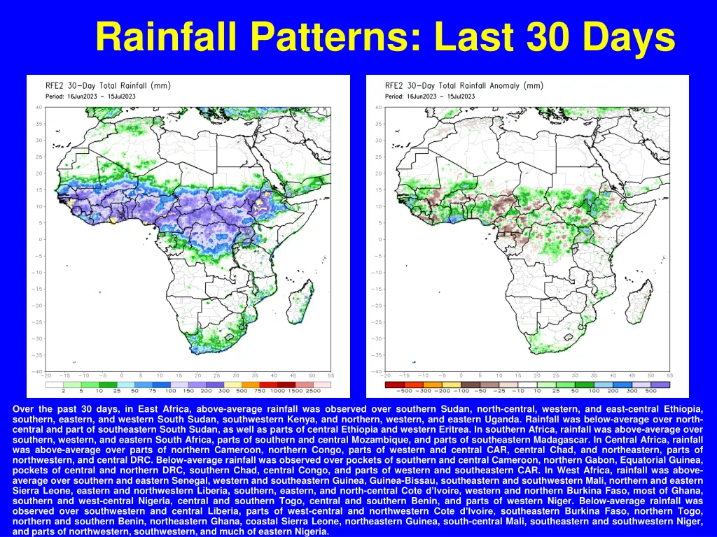 rainfall patterns last 30 days