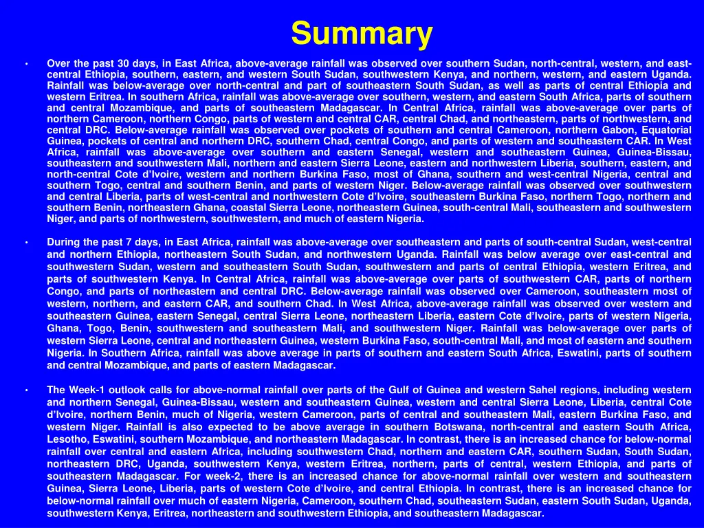 summary