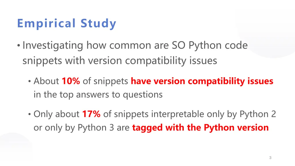 empirical study