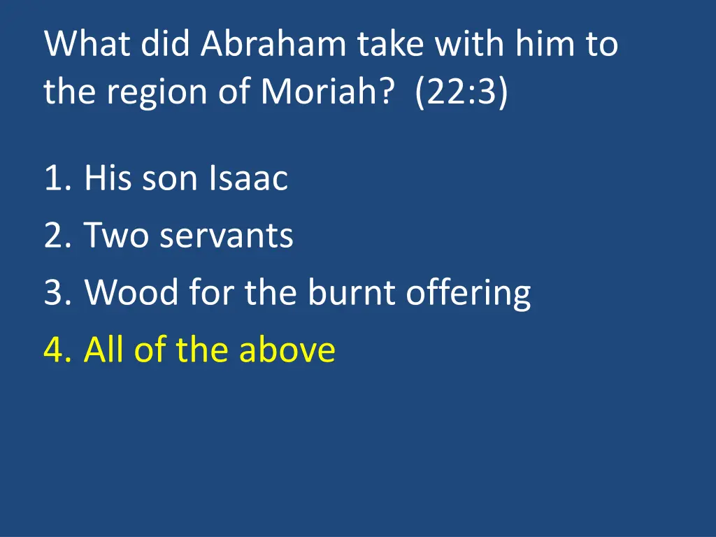 what did abraham take with him to the region 1
