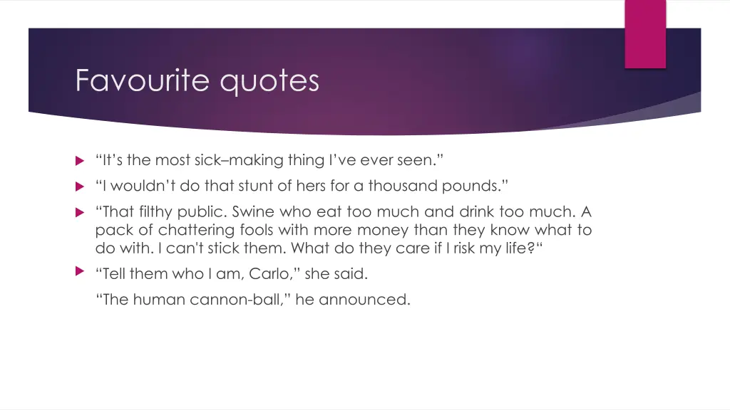 favourite quotes