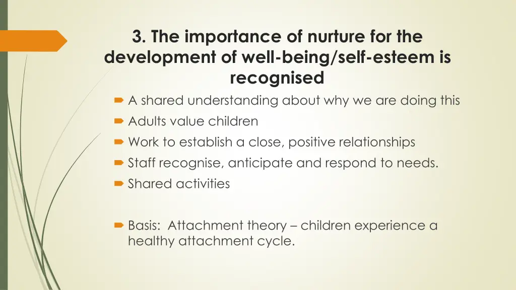 3 the importance of nurture for the development