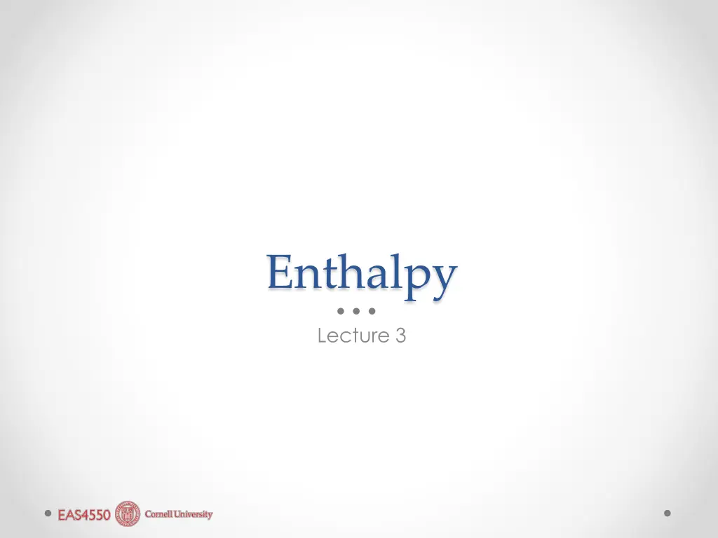 enthalpy