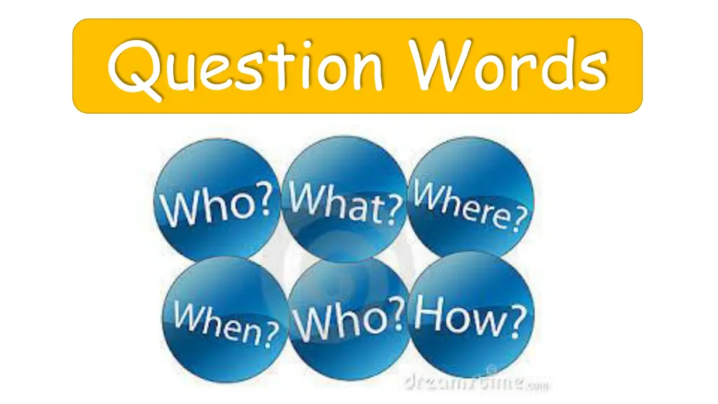 question words