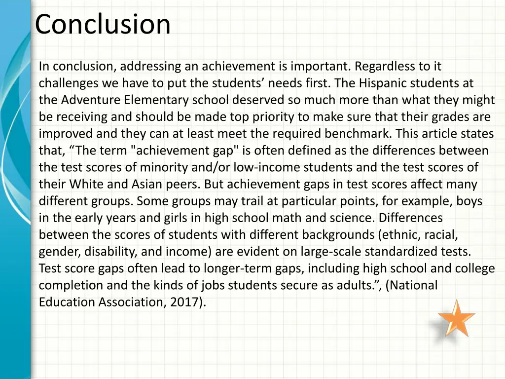 conclusion