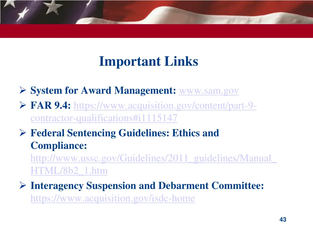 important links
