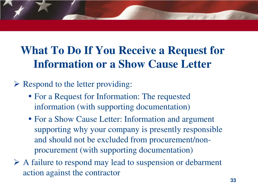what to do if you receive a request
