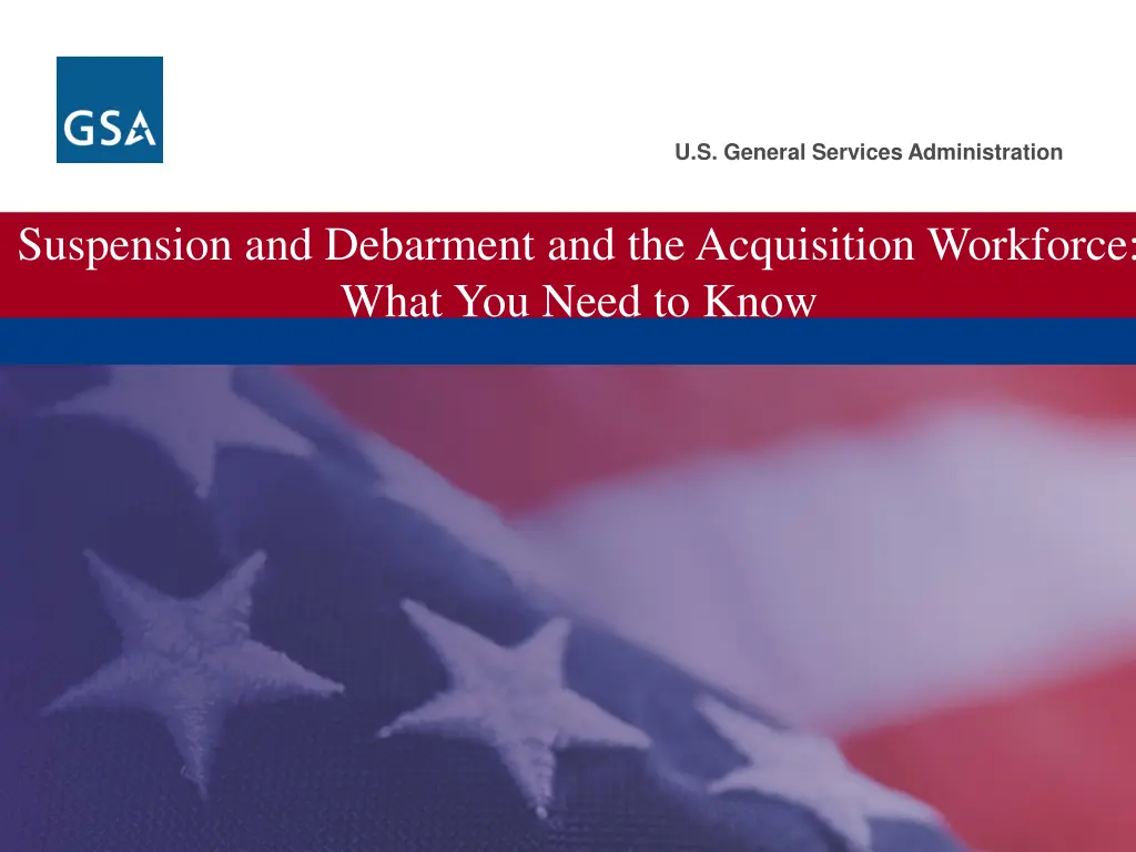 u s general services administration