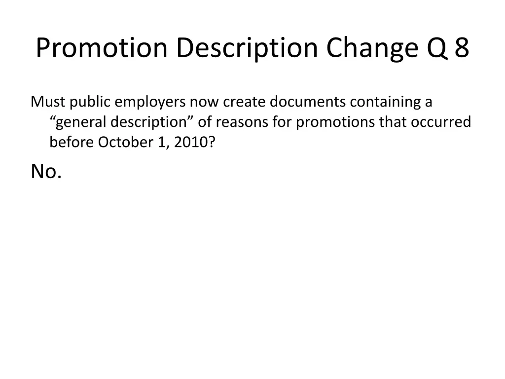 promotion description change q 8 1