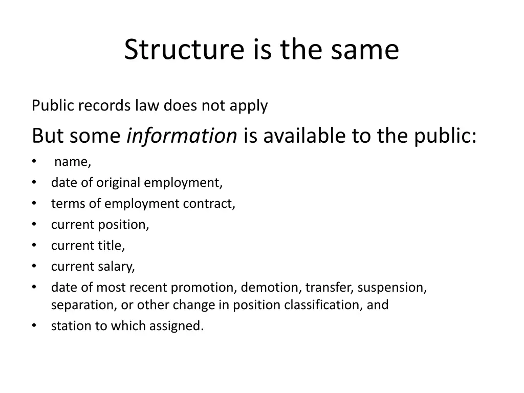 structure is the same 2