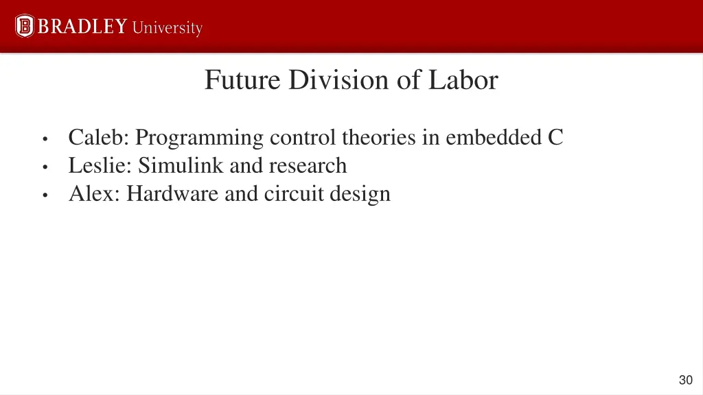 future division of labor