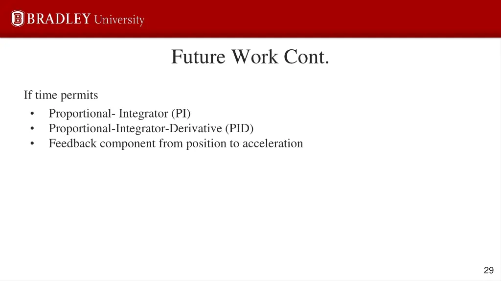 future work cont