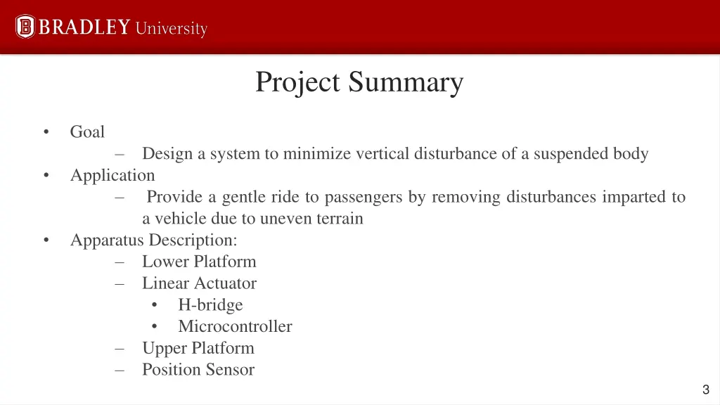 project summary
