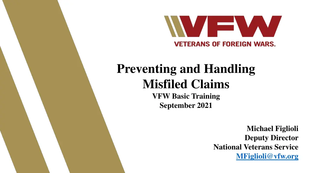 preventing and handling misfiled claims vfw basic