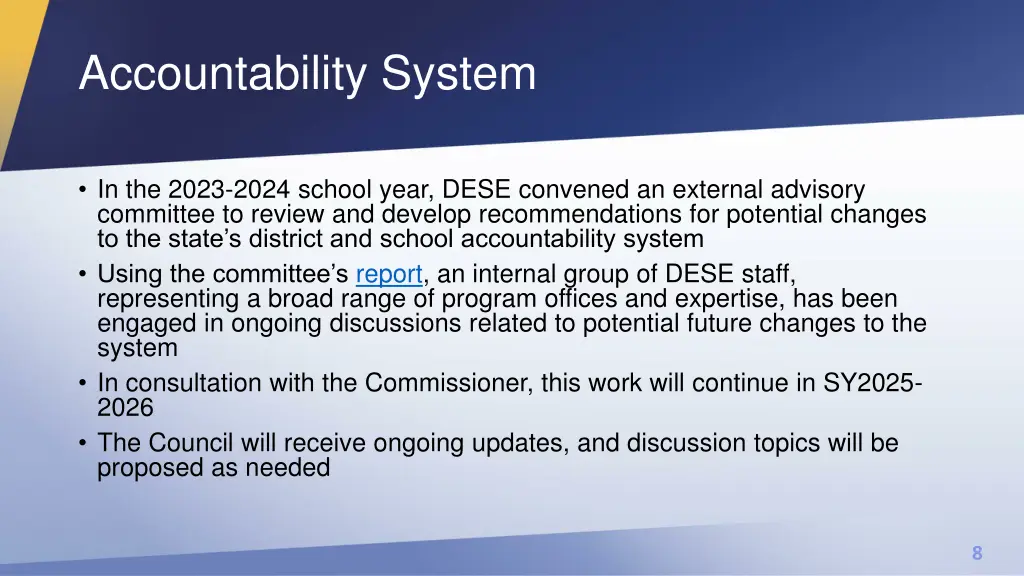 accountability system