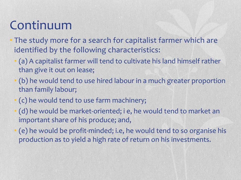 continuum the study more for a search