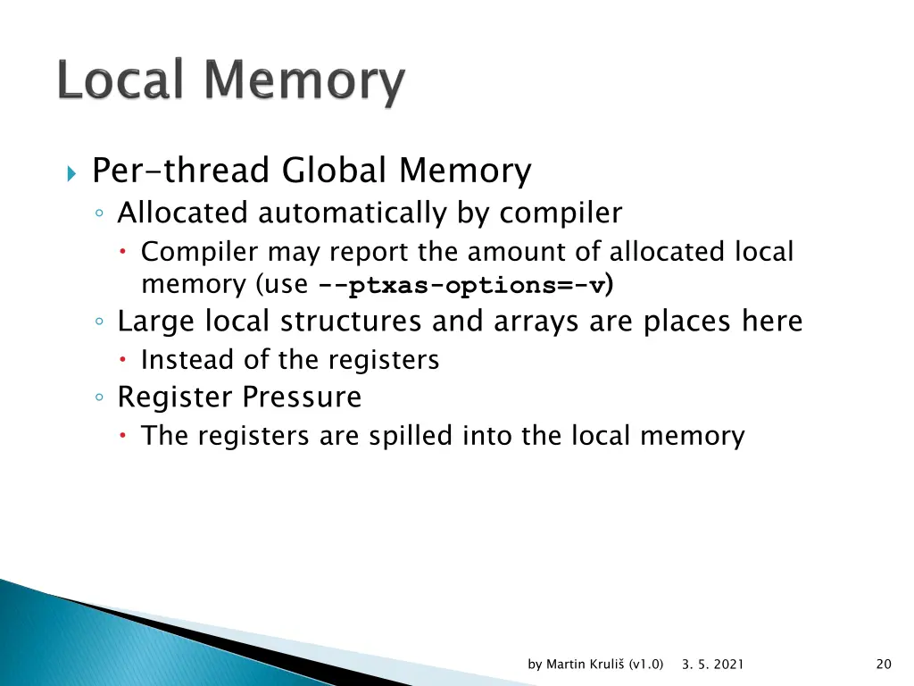 per thread global memory allocated automatically