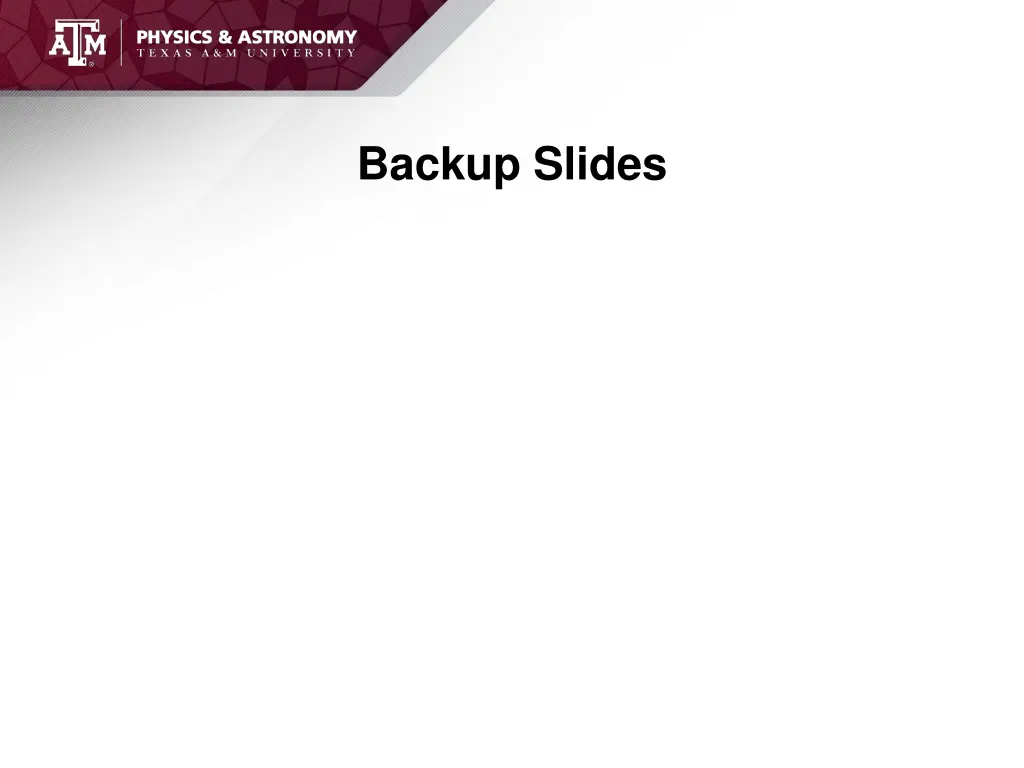 backup slides