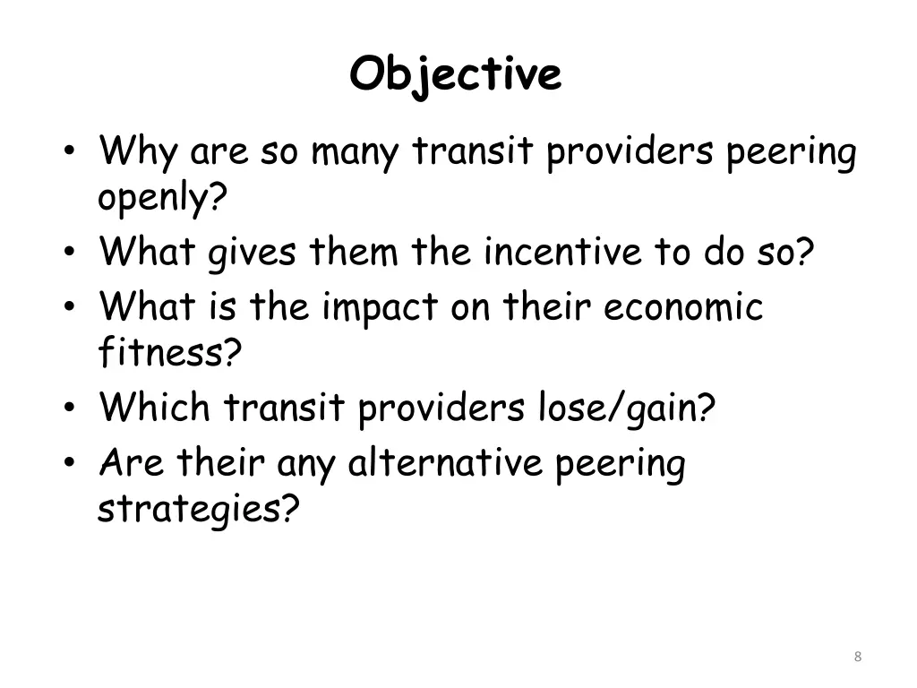 objective