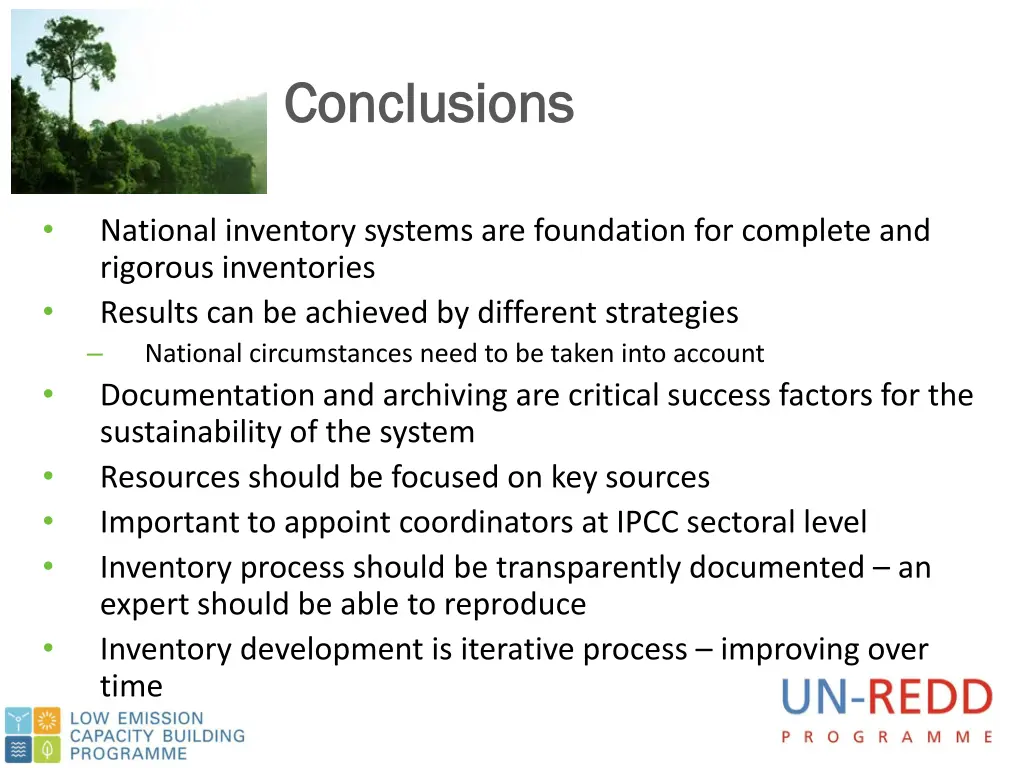 conclusions conclusions