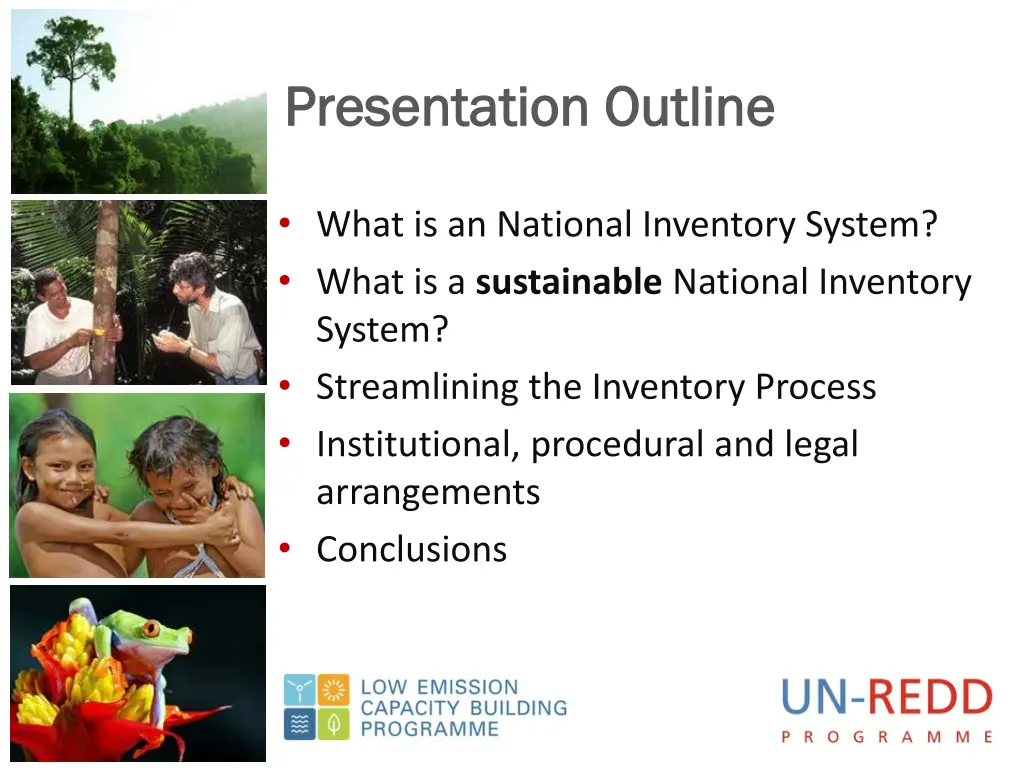 presentation outline presentation outline