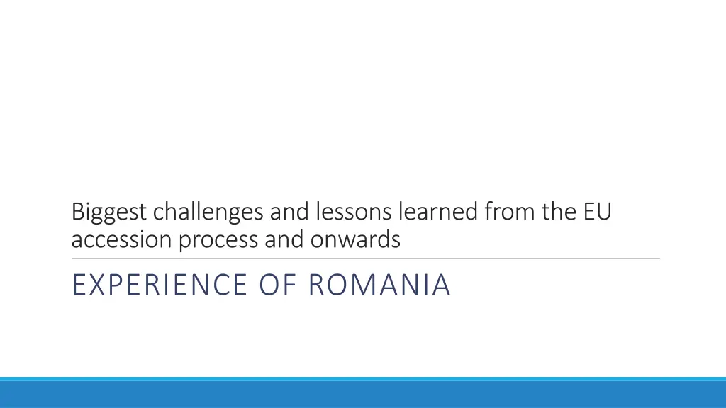 biggest challenges and lessons learned from