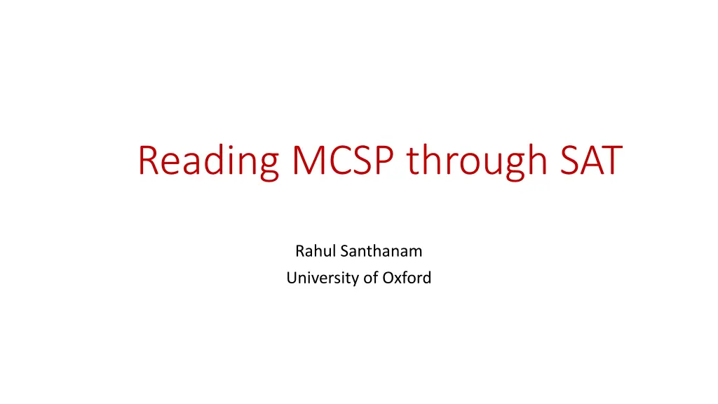 reading mcsp through sat