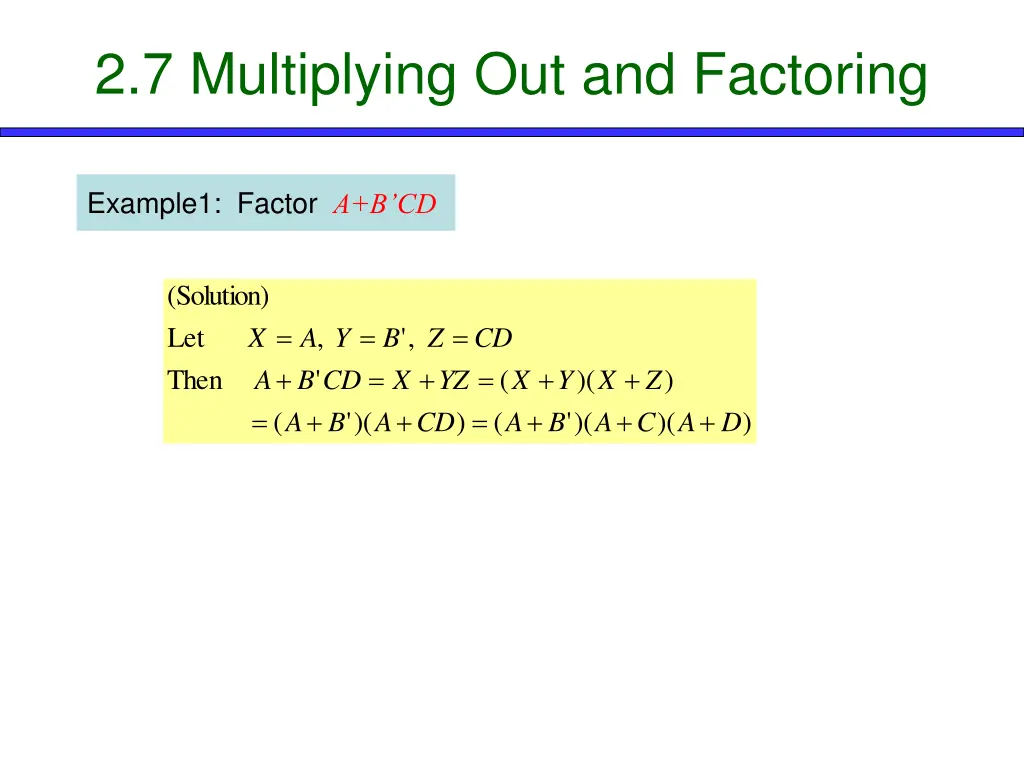 2 7 multiplying out and factoring 3
