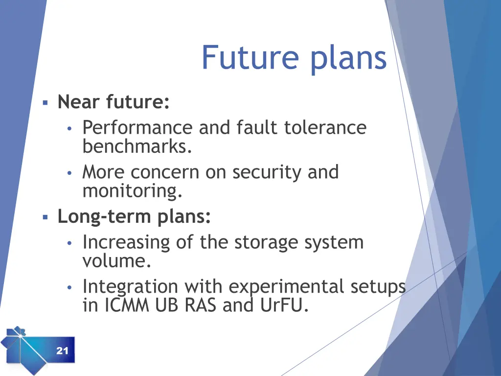 future plans