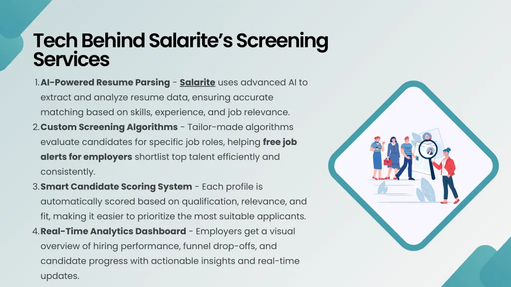 tech behind salarite s screening services