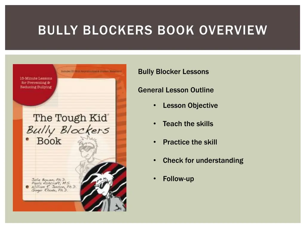 bully blockers book overview 3