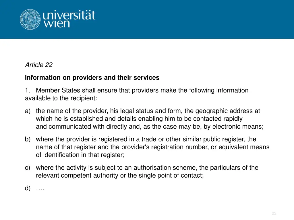 article 22