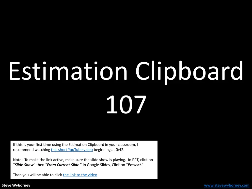 estimation clipboard 107