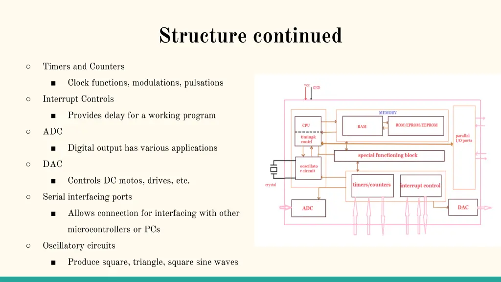 structure continued