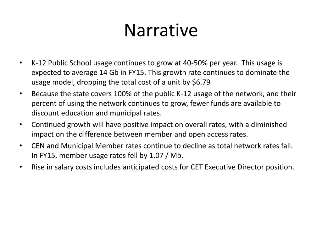 narrative