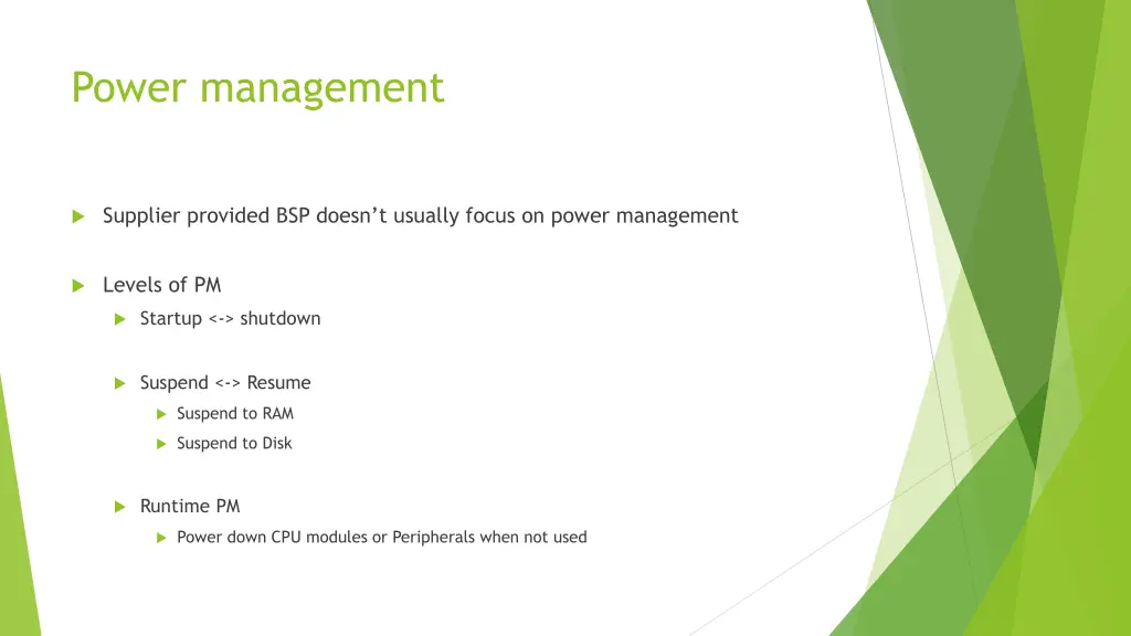 power management