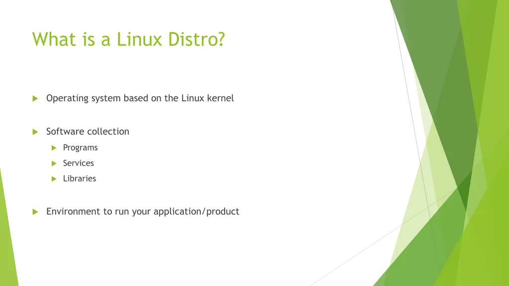 what is a linux distro