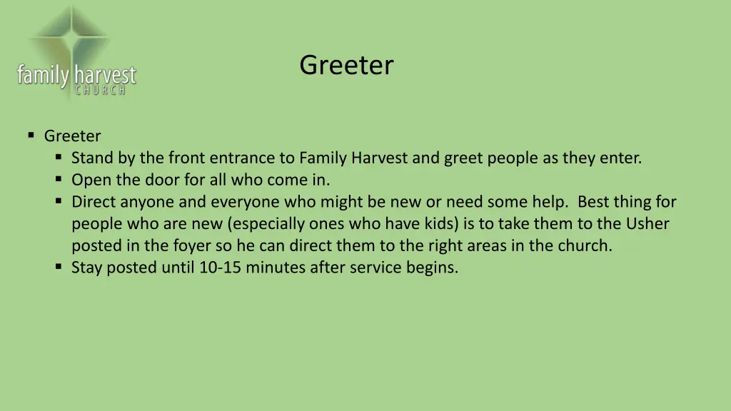 greeter