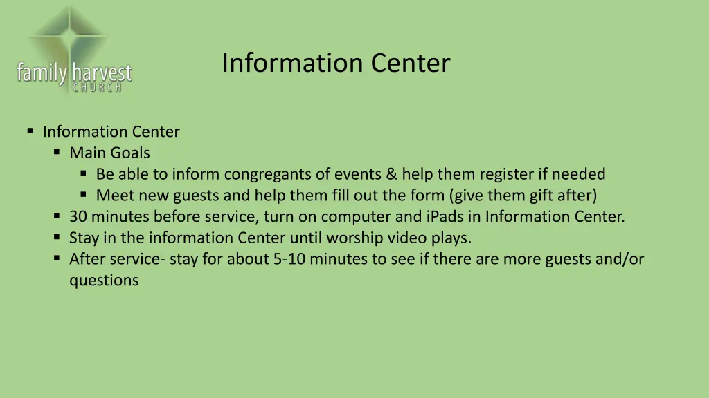 information center