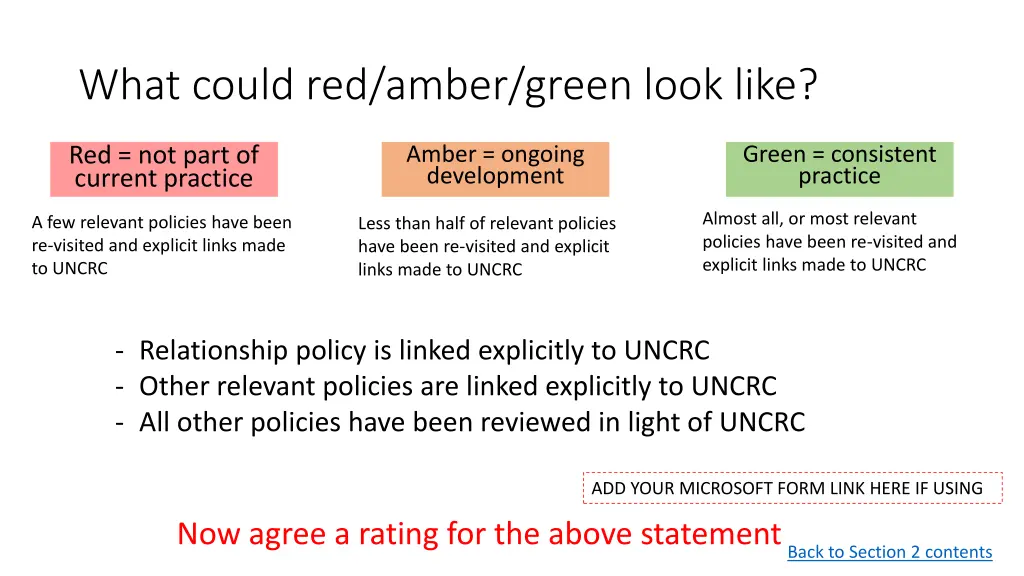 what could red amber green look like 3