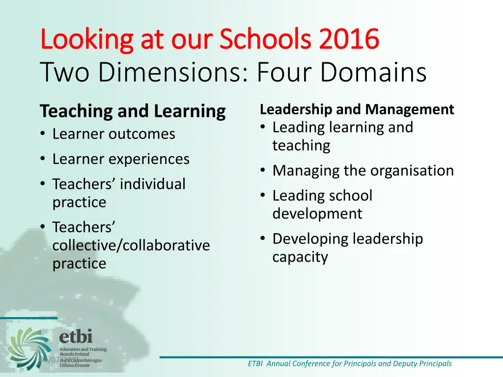 looking at our schools 2016 looking
