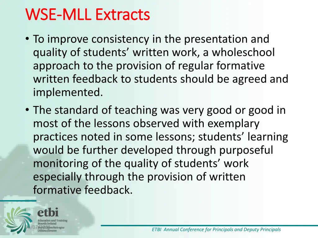 wse wse mll extracts mll extracts