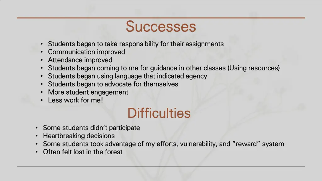 successes successes