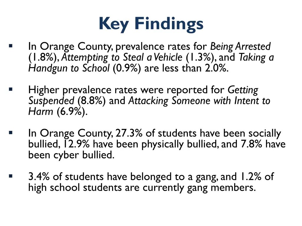 key findings 3