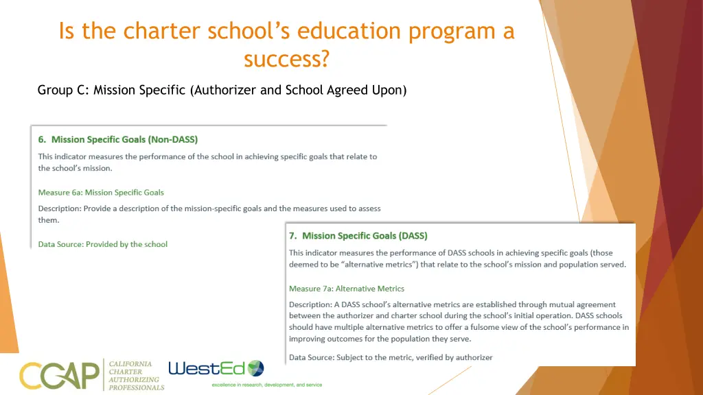 is the charter school s education program 5