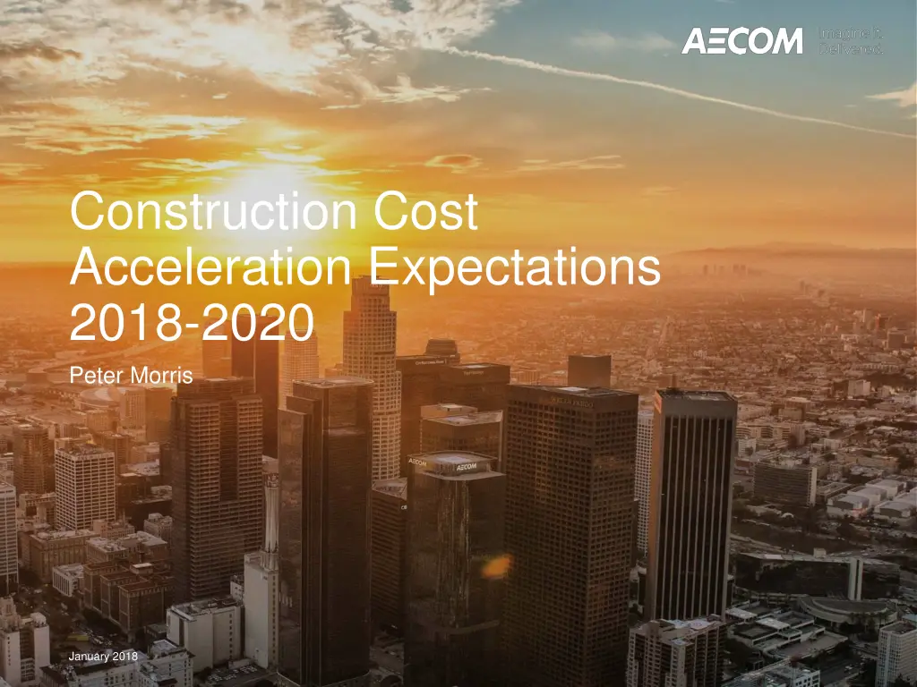 construction cost acceleration expectations 2018