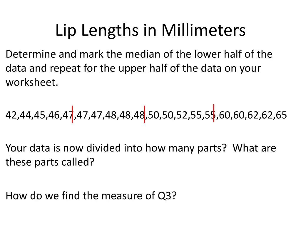 lip lengths in millimeters 1