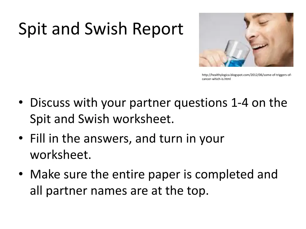 spit and swish report