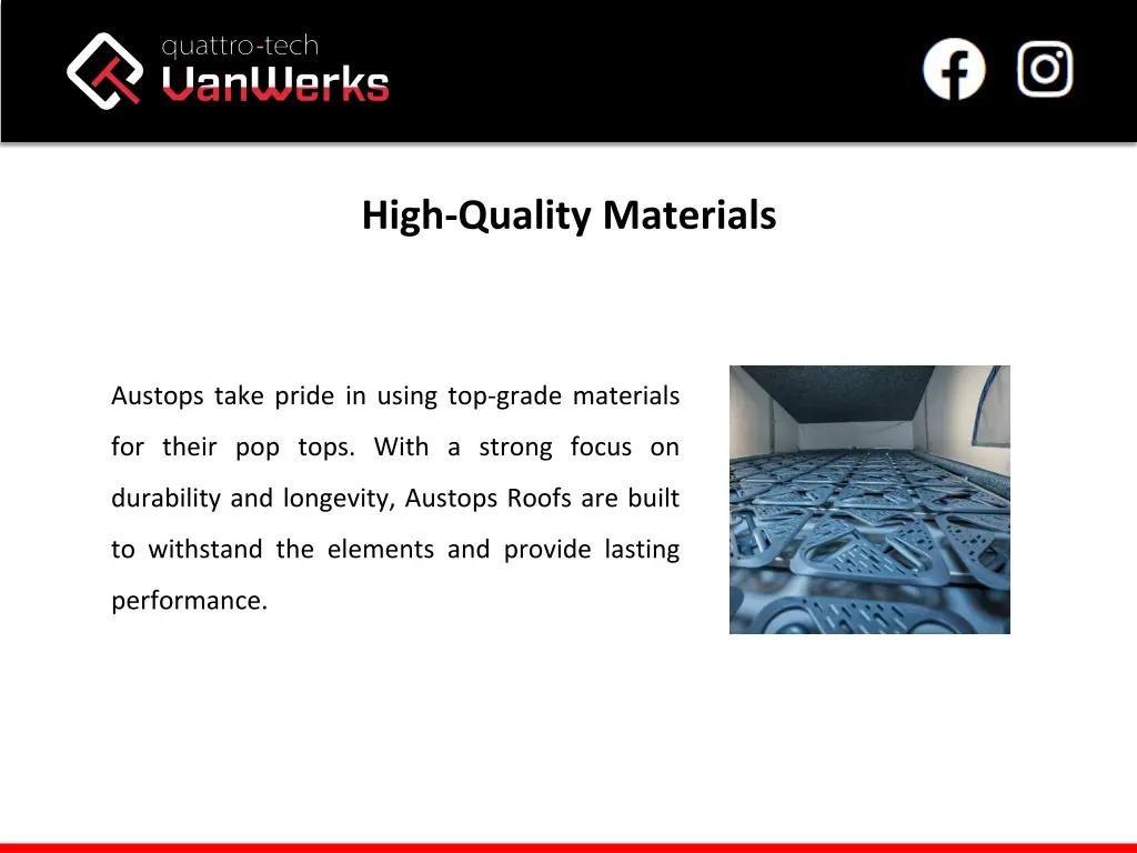 high quality materials