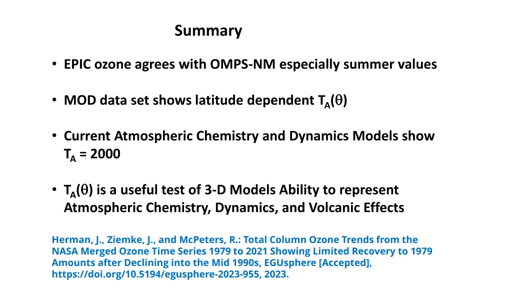 summary